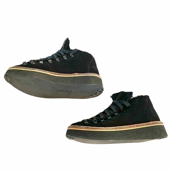 FLAMINGOS Made in Italy SZ 39 | SUEDE/LAMB SHEARLING TRABENDO ANKLE BOOTS - Picture 3 of 13